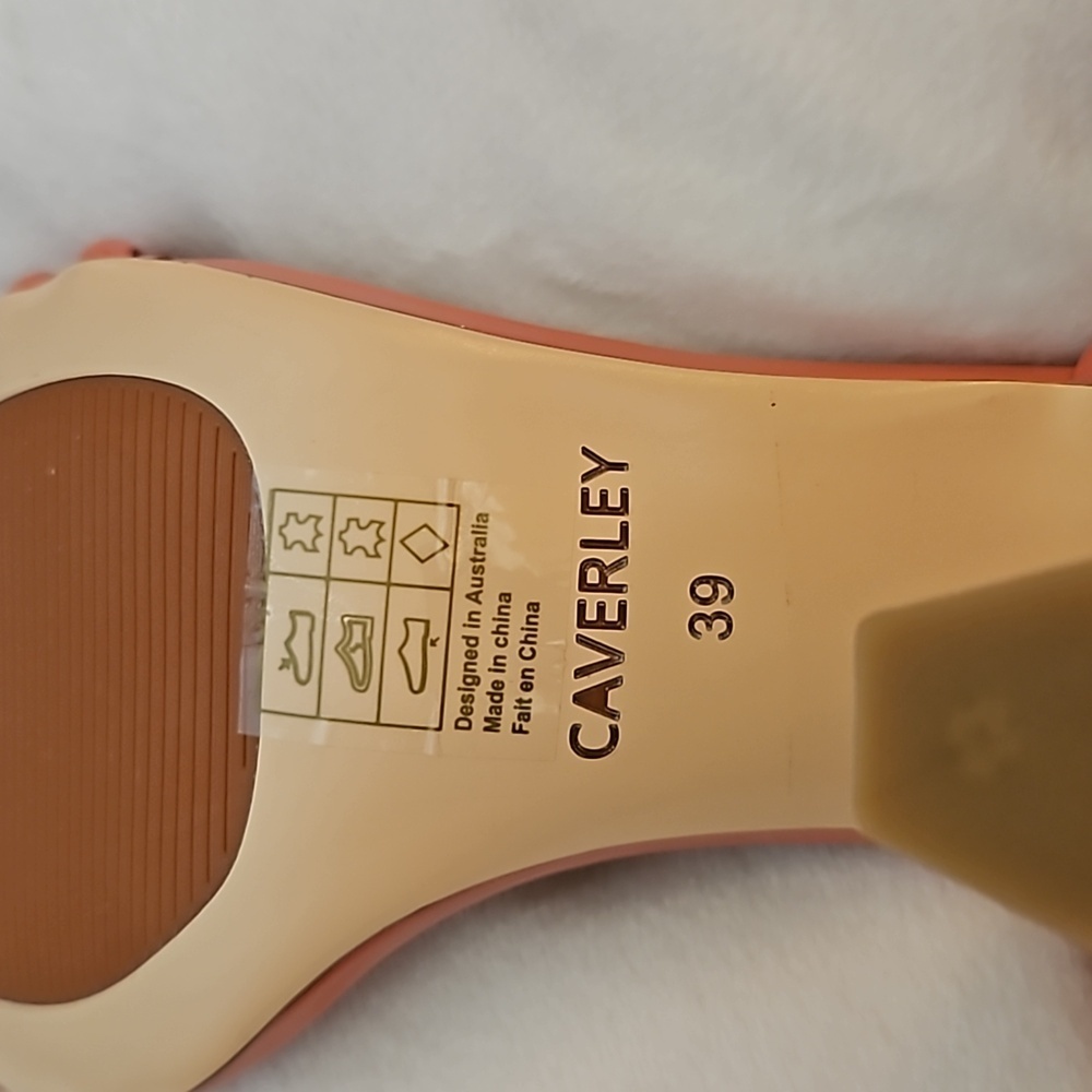 CAVERLEY Flamingo Pink Kolt Leather Dressy Strappy Slingback Kitten Heels - Picture 7 of 13